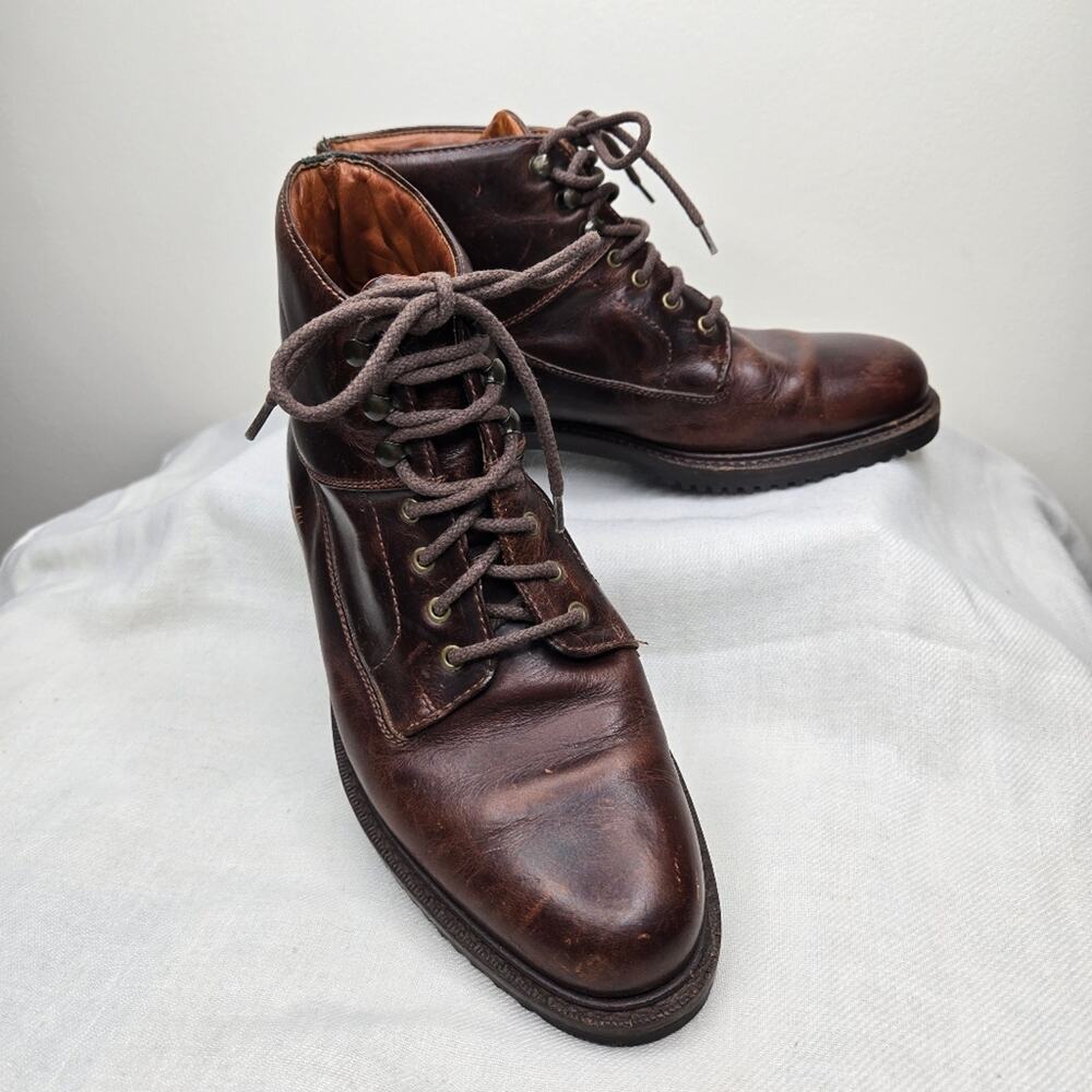 COLE HAAN COUNTRY Men's Brown Leather Boots Size 7 / Womens Size 9